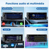 Ecran Carplay Autoradio 1 DIN CarPlay 6,9 Pouces Écran Tactile CarPlay et Android Auto sans Fil, Bluetooth, Télécommande, GPS, Caméra de Recul, Radio FM, Mirror Link