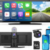 Autoradio sans fil Carplay et Android Auto écran tactile 10,26" : caméra de recul 1080p, Mirror Link, Siri, FM, Bluetooth – Navigation Drive Mate portable