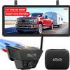 Camera de Recul sans Fil Solar avec Moniteur 7.2" 1080P HD: 1 Min Installation Rapide, avec Sac de Rangement, IP69K Imperméable