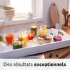 Bosch Blender VitaPower Série 4, MMB4151W, mixeur smoothies, 1200 W, 30 000 tr/min, lames en acier inoxydable, bol Tritan, 2 vitesses et fonction turbo