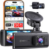 Caméra embarquée F7NA 4K Avant et arrière, STARVIS 2 IMX678, 8 MP, WiFi 5 GHz (téléchargement Rapide de 20 Mo/s), caméra de Voiture à Commande vocale, WDR, Vision Nocturne HDR, GPS