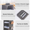 Range Chaussures Suspendu 5 Compartiments Rangement Armoire Pliable Organiseur Vêtements Chaussures