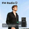 Lecteur MP3 64Go avec Bluetooth 5.3, Haut-Parleur intégré, Écran 2,4 Pouces Avec radio FM, enregistreur,Cadre central en métal,boutons tactiles, compatible avec les cartes mémoire jusqu'à 128 Go