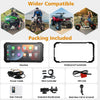 Écran CarPlay de moto 6,25", sans fil, CarPlay & Android Auto, navigation GPS pour moto, prise en charge double Bluetooth, télécommande, Siri, G00gle Assistant