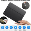 Clavier pour iPad Air 11" M2/M3 & Air 5/4 gén & Pro 11" (2018-2022,1/2/3/4 gén) avec Pavé Tactile à Surface complète, Protection du Stylet et de l’Objectif pour Travail Voyages AZERTY