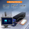 Kit de Caméra de Recul sans Fil IPS HD 7 Pouces avec Caméras, Caméra de Recul avec BSD Étanchéité IP68 Vision Nocturne Super Grand Angle pour 12V-36VV