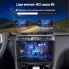 Autoradio 2 DIN (17.8x10cm), Android 15, Écran IPS 10 Pouces, 4Go+64Go Car Stereo avec Apple CarPlay & Android Auto sans Fil, 25 Thèmes UI, Bluetooth, Radio FM/RDS, Universel