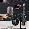 Tire bouchon electrique rechargeable inox, ouvre bouteille electrique idee cadeau anniversaire homme femme avec bec verseur aérateur, 2 bouchon vin vide air, coupe-fil et câble chargement USB