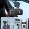 REDTIGER Starvis 2 IMX678 Caméra embarquée 4K avant et arrière 8 MP UHD Carte gratuite de 128 Go, Wi-Fi 5,8 GHz (20 Mo/s), GPS et commande vocale, vision nocturne HDR, surveillance du stationnement