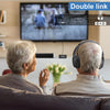 Casque Bluetooth Sans Fil TV Transmetteur Socle Chargement Autonomie 50H Longue Portée NOIR