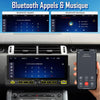 Autoradio 1 DIN, CarPlay Voiture & Android Auto sans Fil, Poste Radio Bluetooth Main Libre, Écran Tactile, Navigation GPS, Contrôle Vocal, AUX/FM, MirrorLink, USB Type-C (6,86")