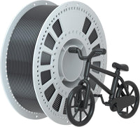 Filament pour imprimante 3D PLA Silk 1,75 mm, précision dimensionnelle +/- 0,02 mm, adapté à la plupart des imprimantes NOIR