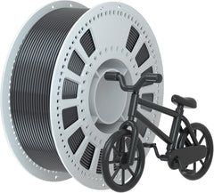 Filament pour imprimante 3D PLA Silk 1,75 mm, précision dimensionnelle +/- 0,02 mm, adapté à la plupart des imprimantes NOIR