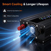 Convertisseur Pur Sinus Pro 2000W/4000W 12V 220V/230V de Tension Volts Voiture Solaire Power Inverter sinusoïdale DC AC, Onduleur Transformateur