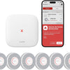 Détecteur de Fumée Connecté avec Alertes Vocales Français et 17 Zones, Alarme Incendie Wi-FI Interconnectée avec Station de Base SBS50, XS0B-MR61