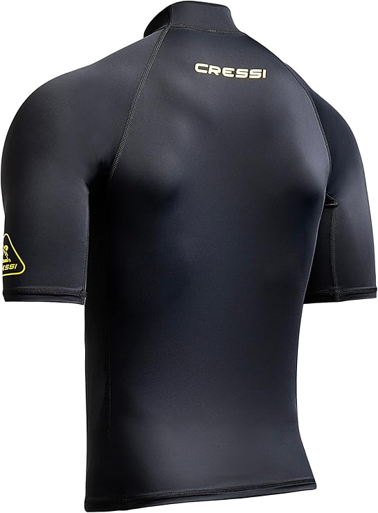 Cressi Sentinel Man Rash Guard Taille L Manches Courtes Protection Solaire UPF 50+ Séchage Rapide Natation Surf Plongée Pêche Plage Piscine et Sports Nautiques Homme