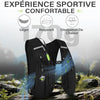 Sac Hydratation Running, Gilet Hydratation Running Femme Homme, Gilet Trail Sac à Dos Léger et Respirant Taille Réglable