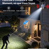 Caméra Surveillance 4G LTE Solaire avec Carte SIM,Enregistrement 24/7 Détection IA 25m, Audio Bidirectionnel, PTZ 355°, Panneau Solaire 8 W, 2K Vision Nocturne en Couleur, Abonnement Requis