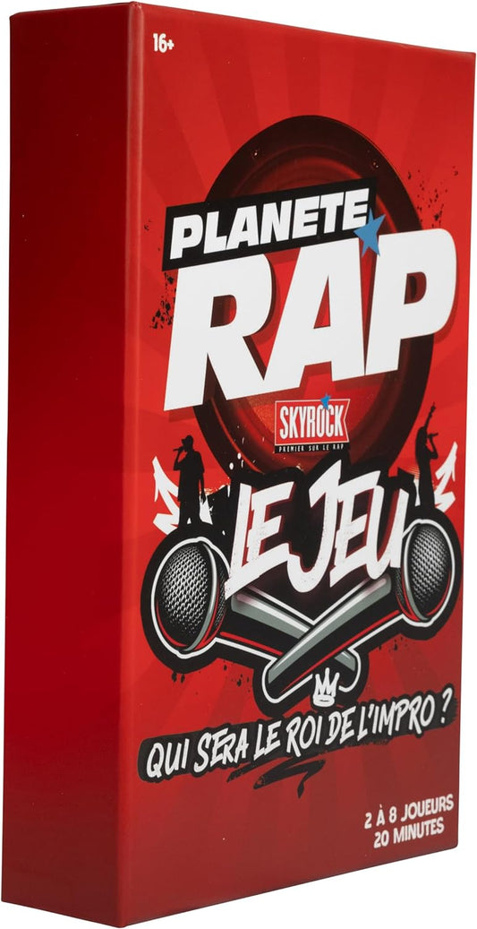 Jeu de Société Planète RAP Jeu sur Le Thème Musique - Jeu d'Improvisation A partir de 16 Ans - 2 à 8 Joueurs