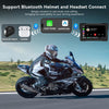 Écran Carplay Moto 7" sans Fil pour CarPlay et Android Auto avec Détection de la Pression des Pneus, IPX67 étanche, Double Bluetooth, Réglage Automatique de la Luminosité, GPS
