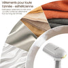Defroisseur vertical a main, Défroisseurs vetement Portable, Vapeur extrême turbocompressée à 150°C, 20s pour chauffer steamer fer à repasser