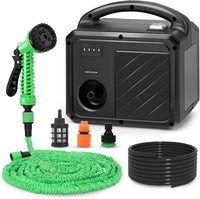 Pompe auto-amorçante portable pour Makita 18 V batterie, (outil uniquement, pas de batterie), avec tuyau de sortie d'eau de 15 mètres, pistolet à eau haute pression