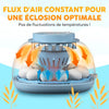 Couveuse Oeuf Automatique 12 Oeufs – Rotation automatique des oeufs + Contrôle humidité + Température réglable + Mire-œuf intégré + Incubateur Oeuf Automatique + Affichage LED