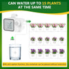 Kit Arrosage Automatique avec Tuyau 2000mAh Goutte à Goutte pour Plate-Bandes, terrasse, Jardin ou Plantes