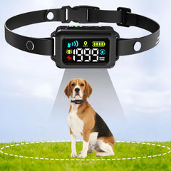Clôture électrique sans Fil GPS pour Chien, clôture Intelligente de 4e génération, portée de 33 à 1999 m, système Anti-Fugue contrôlé par IA, étanchéité IPX7, clôture électrique pour Chien