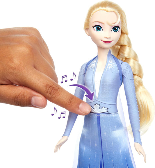 Mattel Disney La Reine des Neiges 2 Elsa "Dans Un Autre Monde" Poupée Chantante Habillée Tenue Emblématique