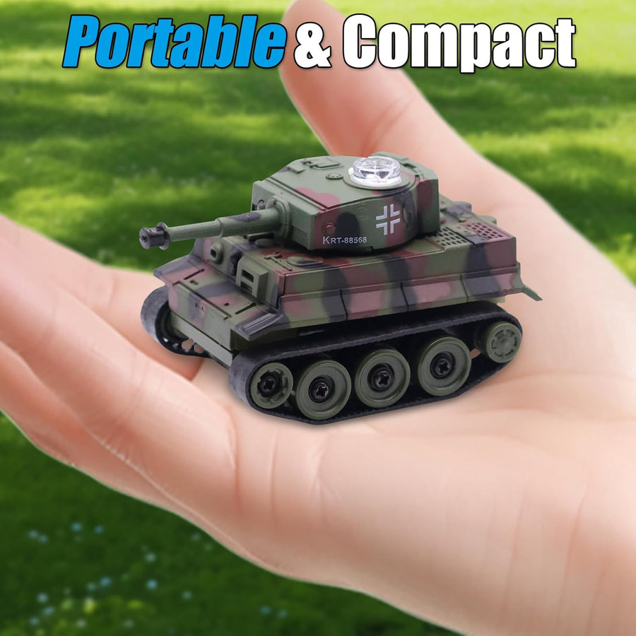 Véhicule militaire RC 2,4 GHz, mini voiture jouet électrique pour enfants à partir de 8 ans