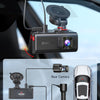 Caméra embarquée F7NA 4K Avant et arrière, STARVIS 2 IMX678, 8 MP, WiFi 5 GHz (téléchargement Rapide de 20 Mo/s), caméra de Voiture à Commande vocale, WDR, Vision Nocturne HDR, GPS