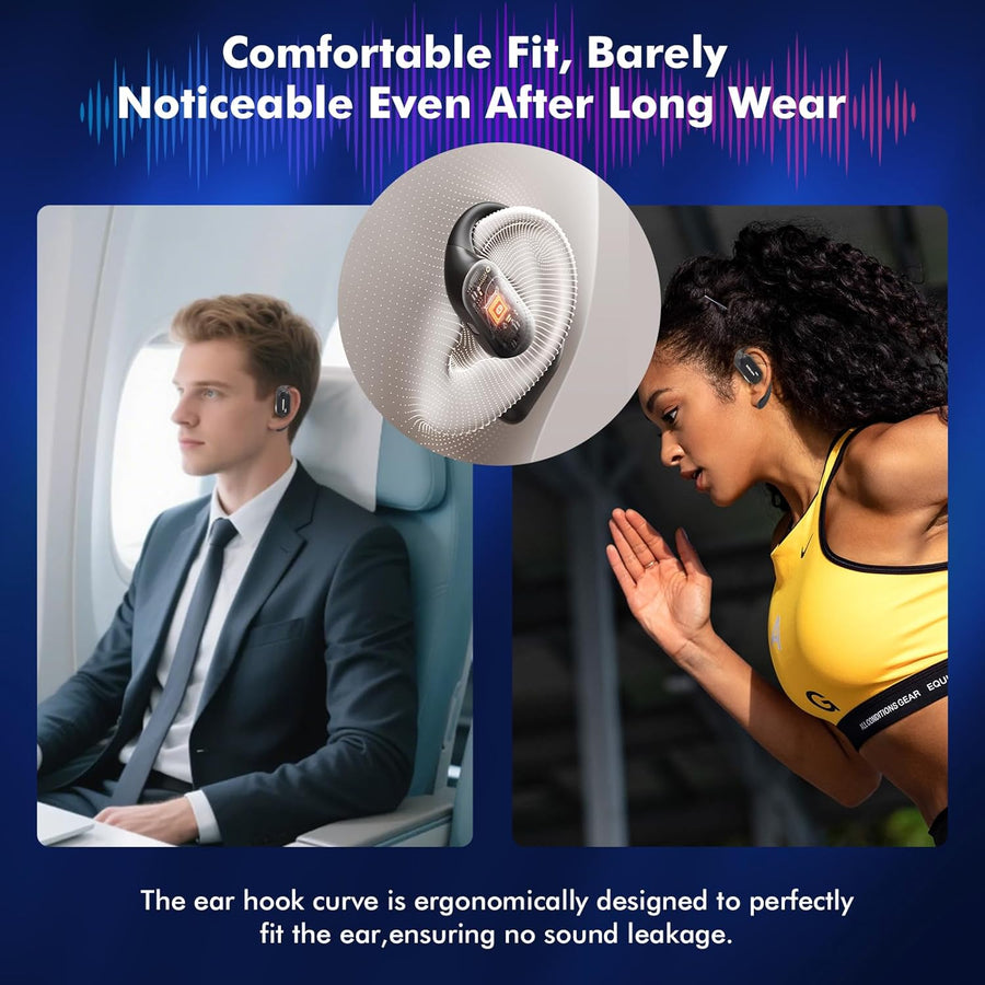 Casque audio avec traduction IA, 164 langues avec application, casque audio avec traduction vocale en temps réel, écouteurs audio pour iOS et Android, voyage et affaires