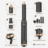 Air Brush 5 en 1, Brosse soufflante Sèche-Cheveux Multifonction Avec 3 Temp, Air Chaud Hair Styler pour Femme Sécher Boucler Lisser et Donner du Volume NOIR