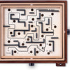 Jeu de Labyrinthe en Bois, Jeu d'équilibre Labyrinthe de qualité supérieure, Plateau Classique Robuste de 33,5 cm, défi de Coordination œil-Main