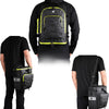 Sacoche Vélo Porte-Bagage Arrière 75L Sac à Dos Velo 3 en 1 avec Couverture Imperméable et Bandoulière Sac Velo Siège Étanche
