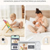 Babyphone Moniteur Bébé Intelligent WiFi 5,5" – Écran Partagé 1080P & Caméra 2K, Mode Confidentialité, Multi-Utilisateur, Batterie Amovible 5000mAh, Veilleuse RGB, Alerte Pleurs & Mouvements