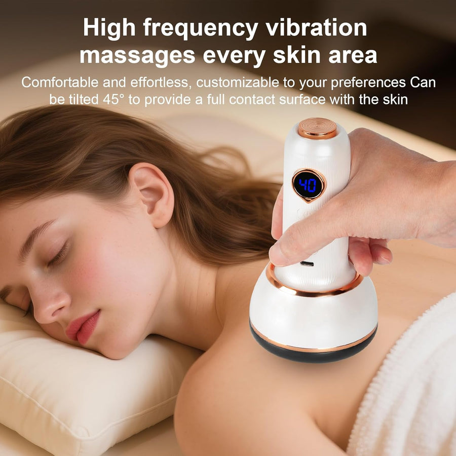 Vibrastone massage,Vibrastone Gua Massage,Massage Anti Cellulite avec fonction de chaleur et de vibration,pour les mains, le dos, les pieds pour Détendre Les Muscles