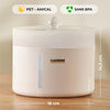 Fontaine a Eau Chat 2L Distributeur Eau Chat Couches de filtrage BLANC