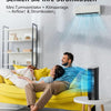 Ventilateur de table 7m/s avec Télécommande Oscillante à 70° 4 vitesses, 4 modes, minuterie de 12 heures