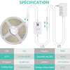 Ruban LED COB 10M, App Control, Bande LED Blanc Chaud Froid 2700K-6500K avec Telecommande et Alimentation, Bande LED 24V Dimmable, 620LEDs/M, CRI>92, Largeur 8mm