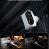 Caméra Surveillance Extérieure WiFi sans Fil, Solaire, Double Objectif & PIR, Vision Nocturne Couleur, Audio Bidirectionnel, Batterie, IP65, Stockage Cloud/SD KAKI