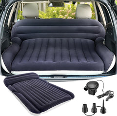 Matelas gonflable pour SUV avec pompe - Matelas gonflable de voiture d'extérieur pour dos SUV - Matelas de couchage portable BLEU