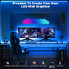 x6 Pièces Lampe LED RGB Synchronisation Musique Applique Murale Décorative