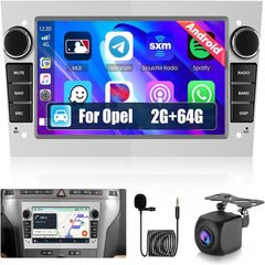 Autoradio Android 15 pour Opel Astra, Antara, Vectra, Corsa, Zafira, Meriva, Vivaro, Combo, Signum, Tigra Carplay Android Auto sans Fil -7