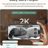 Babyphone Moniteur Bébé Intelligent WiFi 5,5" – Écran Partagé 1080P & Caméra 2K, Mode Confidentialité, Multi-Utilisateur, Batterie Amovible 5000mAh, Veilleuse RGB, Alerte Pleurs & Mouvements