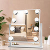 Miroir de Maquillage avec Éclairage Hollywood,Blanc,300x250mm,Dimmable,3000K/6000K,pour Coiffeuse