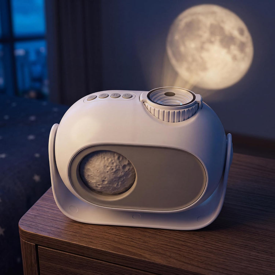 2-in-1 Lunar Eclipse Starry Sky Projector & Night Light,Built-in Music,Moon Eclipse Galaxy Lamp for Kids’ Bedroom Décor, Bedtime Relaxation, Birthday Gifts for Kids