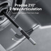 Endoscope 210° Bidirectionnelle Camera Endoscopique 5" HD 1080P Sonde 6.2mm 6 LED Luminosité Réglable Angle 78° Carte 32Go Flexible 1.5m IP67 Pour Inspection Auto Egouts Plomberie