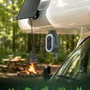 Caméra 4G avec Carte SIM Solaire Magnétique sans Fil Extérieur 2K Camera avec 3W Panneau Solaire 6000mAh Batterie, PIR Humaine Détection pour Camping-cars et Stationnement Temporaire